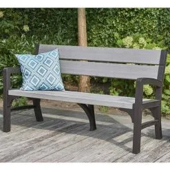 Banc De Jardin à 3 Places Montero 233308 Keter - Gris -Keter Soldes Boutique 10555828 5