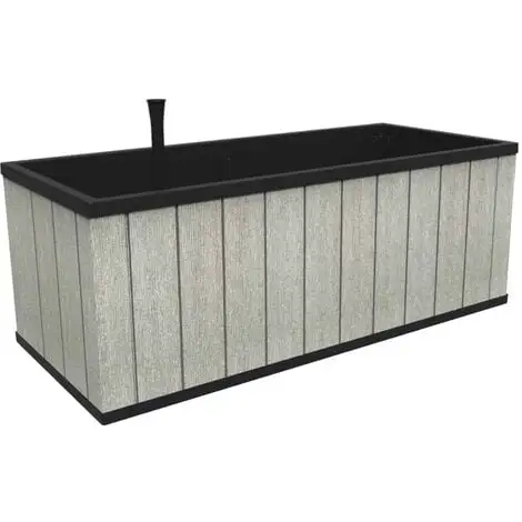 Jardinière Grande Sequoia Gris PP 240933 Keter - Gris 1 Jardinière Grande Sequoia Gris PP 240933 Keter - Gris