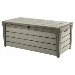 Boîte De Rangement De Jardin Brushwood 455 L Taupe Keter - Taupe