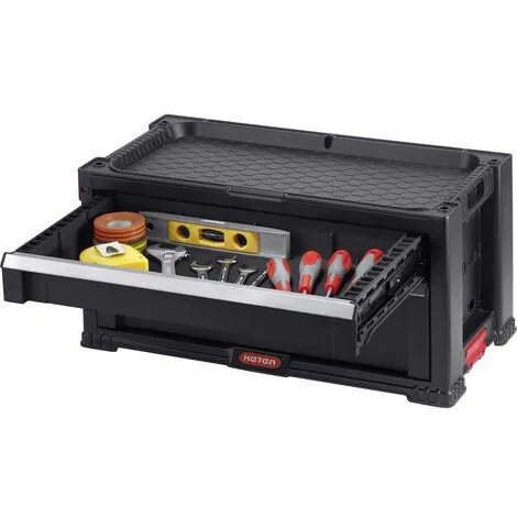 KETER 237790 Keter Boîte à Outils Vide Noir - Noir 3 KETER 237790 Keter Boîte à Outils Vide Noir - Noir – Image 3