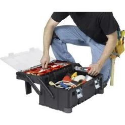 Boîte à Outils Vide KETER 237785 Keter Noir 7 Boîte à Outils Vide KETER 237785 Keter Noir -Keter Soldes Boutique 14454121 4