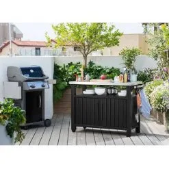 Table D'extérieur Multifonctionnelle De Barbecue Unity XL Keter - Noir -Keter Soldes Boutique 1793697 3