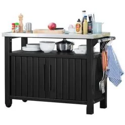 Table D'extérieur Multifonctionnelle De Barbecue Unity XL Keter - Noir -Keter Soldes Boutique 1793697 4