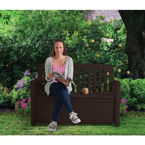 Coffre En Résine Keter PATIO BENCH Graphite 3 Coffre En Résine Keter PATIO BENCH Graphite – Image 3