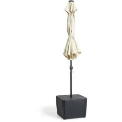 Table D'appoint Jardin Luzon Plus Avec Trou De Parasol Graphite Keter - Gris 8 Table D'appoint Jardin Luzon Plus Avec Trou De Parasol Graphite Keter - Gris -Keter Soldes Boutique 19143155 4