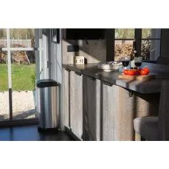 KETER CURVER | Poubelle PUSH 40L , Argent 7 KETER CURVER | Poubelle PUSH 40L , Argent -Keter Soldes Boutique 19322927 4