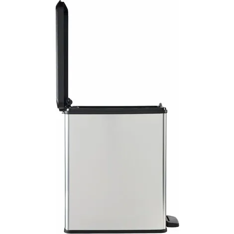 KETER CURVER | Poubelle Slim 25L, Argent 3 KETER CURVER | Poubelle Slim 25L, Argent – Image 3