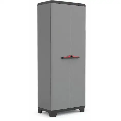 KETER | Armoire Utilitaire Stilo , Gris / Noir / Rouge 1 KETER | Armoire Utilitaire Stilo , Gris / Noir / Rouge