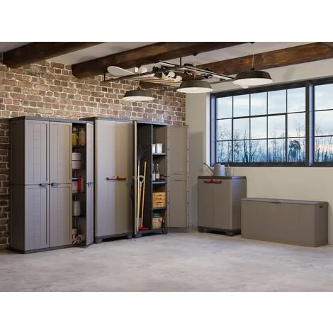 KETER | Armoire Utilitaire Stilo , Gris / Noir / Rouge 4 KETER | Armoire Utilitaire Stilo , Gris / Noir / Rouge – Image 4