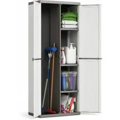 KETER | Armoire Utilitaire JOLLY , Blanc-Gris 6 KETER | Armoire Utilitaire JOLLY , Blanc-Gris -Keter Soldes Boutique 19322935 3