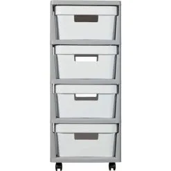 KETER CURVER | Tour De Rangement Infinity, 4 Tiroirs, Structure Gris / Tiroirs Gris 8 KETER CURVER | Tour De Rangement Infinity, 4 Tiroirs, Structure Gris / Tiroirs Gris -Keter Soldes Boutique 19353696 4