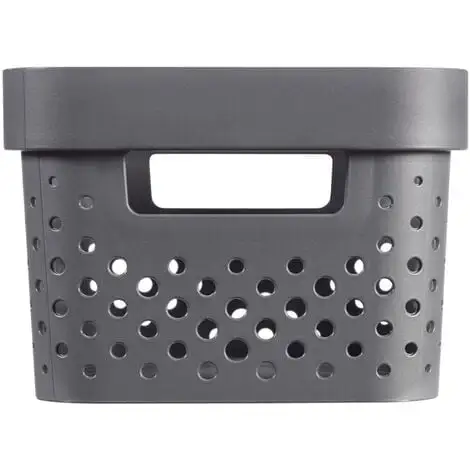 KETER CURVER | Bacs De Rangement INFINITY DOTS 2x(11L+17L) + Couvercles, Marron, Recyclés 5 KETER CURVER | Bacs De Rangement INFINITY DOTS 2x(11L+17L) + Couvercles, Marron, Recyclés – Image 5