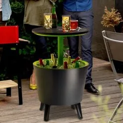 KETER Table De Jardin "Cool Bar" 30L Bac Glaçons Boissons Fraîches Table D'appoint 8 KETER Table De Jardin "Cool Bar" 30L Bac Glaçons Boissons Fraîches Table D'appoint -Keter Soldes Boutique 20255844 4