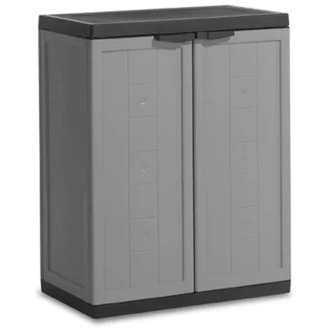 Armoire Basse Keter Jolly Gris - Gris 1 Armoire Basse Keter Jolly Gris - Gris