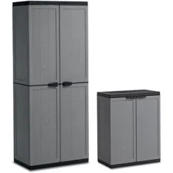 Armoire Basse Keter Jolly Gris - Gris 8 Armoire Basse Keter Jolly Gris - Gris -Keter Soldes Boutique 26811775 4