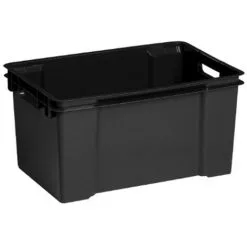 KETER Bac De Rangement Allibert 'Maxi Vulcano' Noir 50L