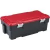 Malle De Rangement Keter Voyager 65L PVC Noir/rouge - Noir / Rouge