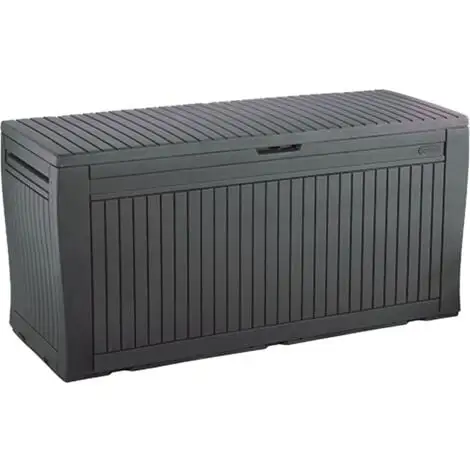 Keter Comfy Boite De Rangement 270L - Anthracite 1 Keter Comfy Boite De Rangement 270L - Anthracite