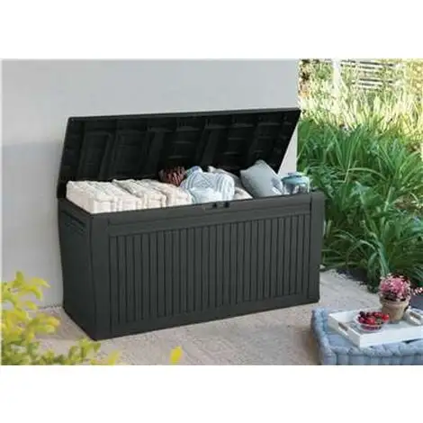 Keter Comfy Boite De Rangement 270L - Anthracite 4 Keter Comfy Boite De Rangement 270L - Anthracite – Image 4