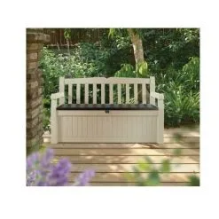 KETER Banc Coffre En Résine BOGOTA - 265L - Beige Et Marron 6 KETER Banc Coffre En Résine BOGOTA - 265L - Beige Et Marron -Keter Soldes Boutique 28589237 3