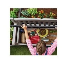 KETER Banc Coffre En Résine BOGOTA - 265L - Beige Et Marron 7 KETER Banc Coffre En Résine BOGOTA - 265L - Beige Et Marron -Keter Soldes Boutique 28589237 4