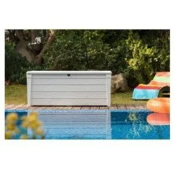 KETER Coffre De Jardin En Résine Pour Piscine - 455L - Blanc (avec Vérins) 7 KETER Coffre De Jardin En Résine Pour Piscine - 455L - Blanc (avec Vérins) -Keter Soldes Boutique 28589668 4