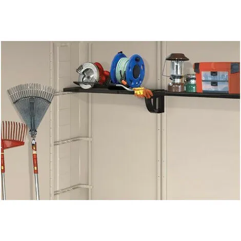 KETER Abri En Résine FACTOR SYDNEY 66 - 3,5 M² - Marron 3 KETER Abri En Résine FACTOR SYDNEY 66 - 3,5 M² - Marron – Image 3