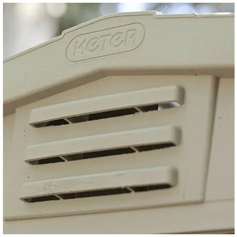 KETER Abri En Résine FACTOR SYDNEY 66 - 3,5 M² - Marron 4 KETER Abri En Résine FACTOR SYDNEY 66 - 3,5 M² - Marron – Image 4