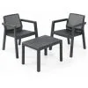 Ensemble De Meubles De Balcon Emily Graphite Keter - Gris