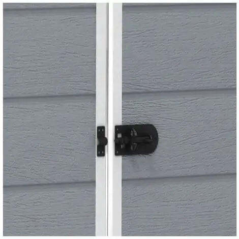 KETER Abri Résine Gris - MANOR PREMIUM® 86 - 4.4 M² + Double Porte-fenêtres - Gris 3 KETER Abri Résine Gris - MANOR PREMIUM® 86 - 4.4 M² + Double Porte-fenêtres - Gris – Image 3