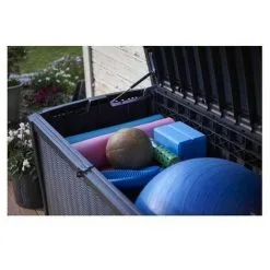 KETER Coffre En Résine BORNEO RIO 400L - Gris Anthracite -Keter Soldes Boutique 30995444 4