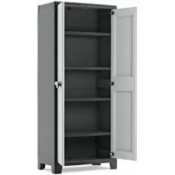 Armoire De Rangement Avec étagères Titan Noir Et Gris 182 Cm Keter - Noir 8 Armoire De Rangement Avec étagères Titan Noir Et Gris 182 Cm Keter - Noir -Keter Soldes Boutique 31569508 4