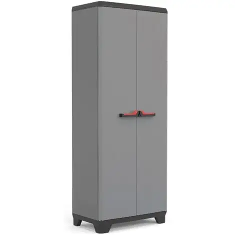Armoire De Rangement Avec étagères Stilo Gris Et Noir 173 Cm Keter - Noir 1 Armoire De Rangement Avec étagères Stilo Gris Et Noir 173 Cm Keter - Noir