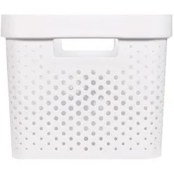 KETER Boîte De Rangement Curver Infinity Dots Blanc 17L - 100% Recycled - Blanc 7 KETER Boîte De Rangement Curver Infinity Dots Blanc 17L - 100% Recycled - Blanc -Keter Soldes Boutique 31775000 3