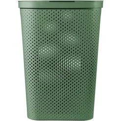 KETER Panier À Linge Curver Infinity Dots Vert 60L - 100% Recycled - Vert 7 KETER Panier À Linge Curver Infinity Dots Vert 60L - 100% Recycled - Vert -Keter Soldes Boutique 31775005 4