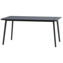 Keter METALEA Table Effet Métal Foncé