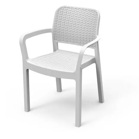 Chaise Keter BELLA Blanc 1 Chaise Keter BELLA Blanc
