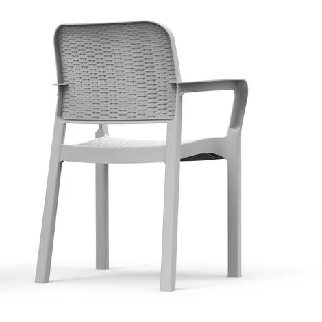 Chaise Keter BELLA Blanc 3 Chaise Keter BELLA Blanc – Image 3