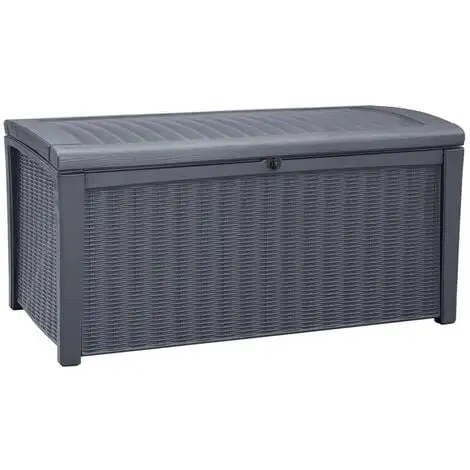 Coffre De Rangement De Jardin Borneo 416 L Keter - Anthracite 1 Coffre De Rangement De Jardin Borneo 416 L Keter - Anthracite
