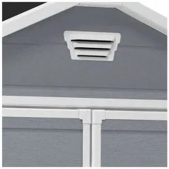 KETER Abri En Résine - MANOR PREMIUM 65 - 2.8 M² + Double Porte-fenêtre - Gris -Keter Soldes Boutique 4074841 4