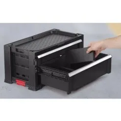 KETER Servante A Outils 7 Tiroirs - Modulable Avec Verouillage Centralisé - 60 X 38 X 83 Cm Sur Roulettes -Keter Soldes Boutique 44410790 5