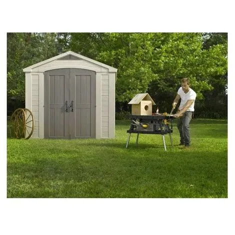 KETER Abri De Jardin Résine FACTOR SYDNEY 811 8,5 M² 3 KETER Abri De Jardin Résine FACTOR SYDNEY 811 8,5 M² – Image 3