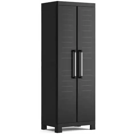 Armoire De Rangement Haute Detroit Noir Keter 1 Armoire De Rangement Haute Detroit Noir Keter