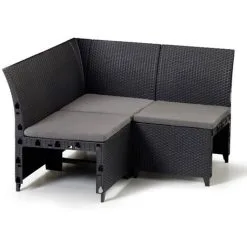 Élément D'angle De Jardin Rosalie Graphite Keter - Anthracite