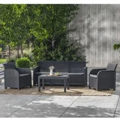 Élément D'angle De Jardin Rosalie Graphite Keter - Anthracite 9 Élément D'angle De Jardin Rosalie Graphite Keter - Anthracite -Keter Soldes Boutique 50890142 5