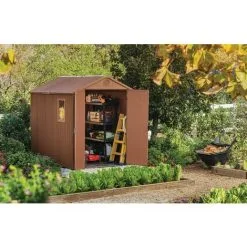 Keter Abri De Jardin En Résine DARWIN 6x8 Bois -Keter Soldes Boutique 51165443 3
