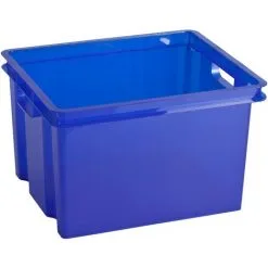 Boite De Rangement Keter Crownest 30L PVC Bleu Laser - Bleu Laser