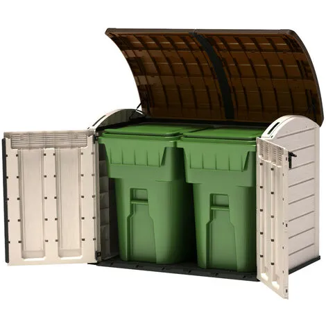 Coffre Jardin Résine Multifonctions - 2000l - Beige - 12-922471 - Keter 3 Coffre Jardin Résine Multifonctions - 2000l - Beige - 12-922471 - Keter – Image 3