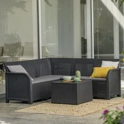 Table De Rangement De Jardin Rosalie Graphite Keter - Anthracite -Keter Soldes Boutique 54256213 3