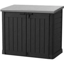 Keter Soldes Boutique 5 KETER Coffre De Rangement Extérieur En Résine - 1200 L - Multifonctions - Toit Plat